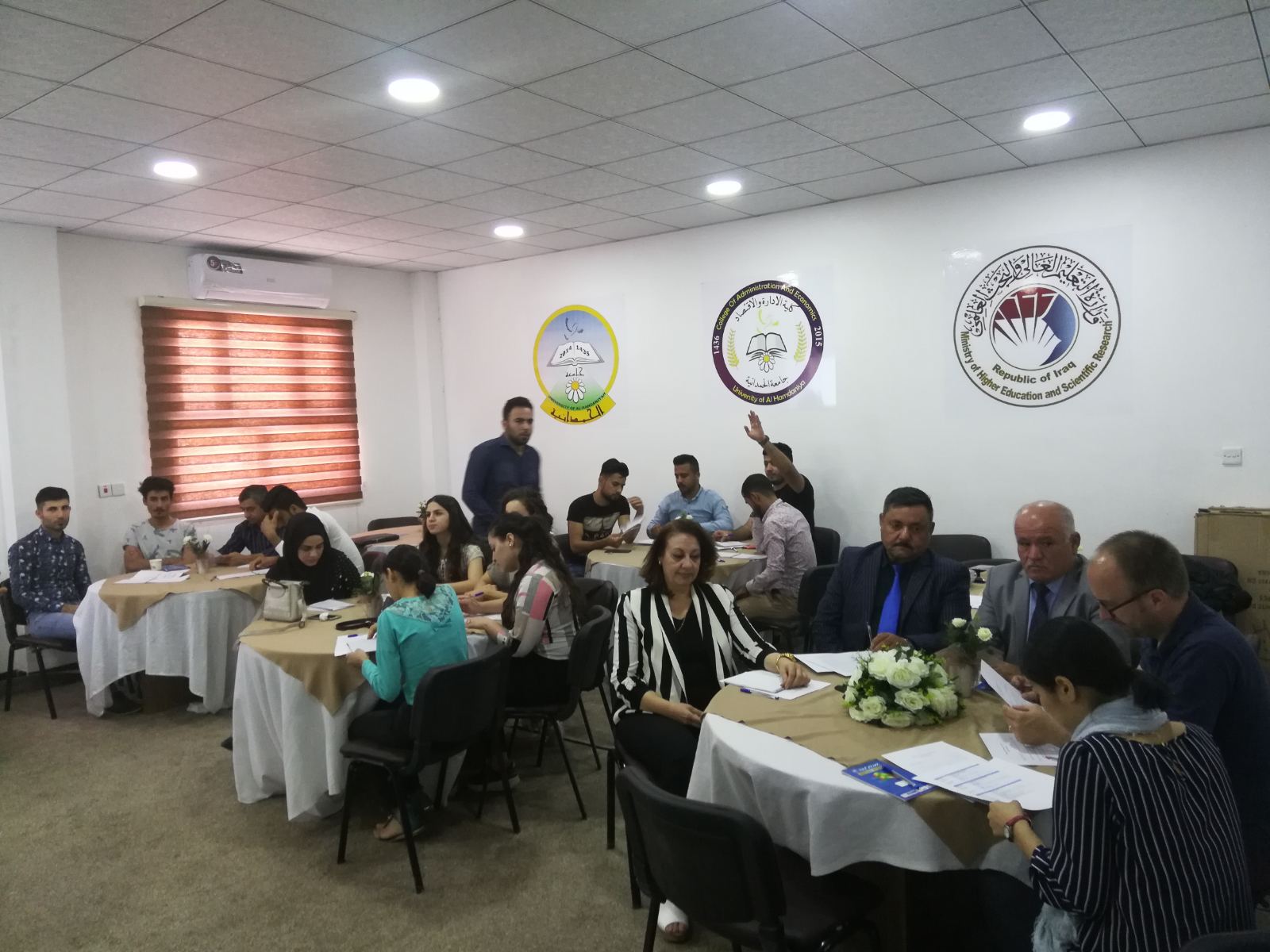 كليتنا تستضيف دورة تدريبية لطلبة جامعة الحمدانية