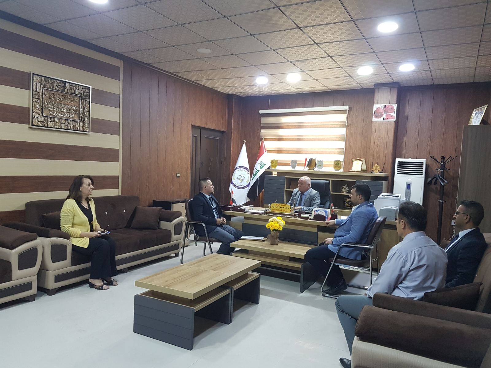 زيارة اللجنة الوزارية المكلفة بتقييم الأداء المؤسسي إلى كليتنا