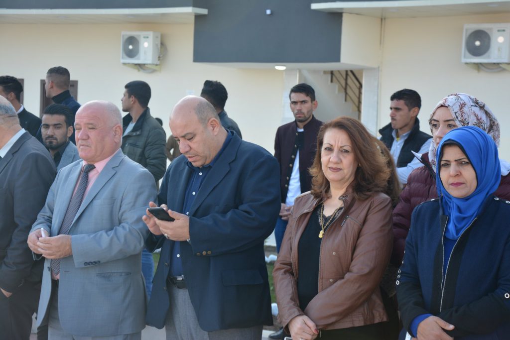 كليتنا تشارك في وقفة حداد على أرواح شهداء الحشد الشعبي