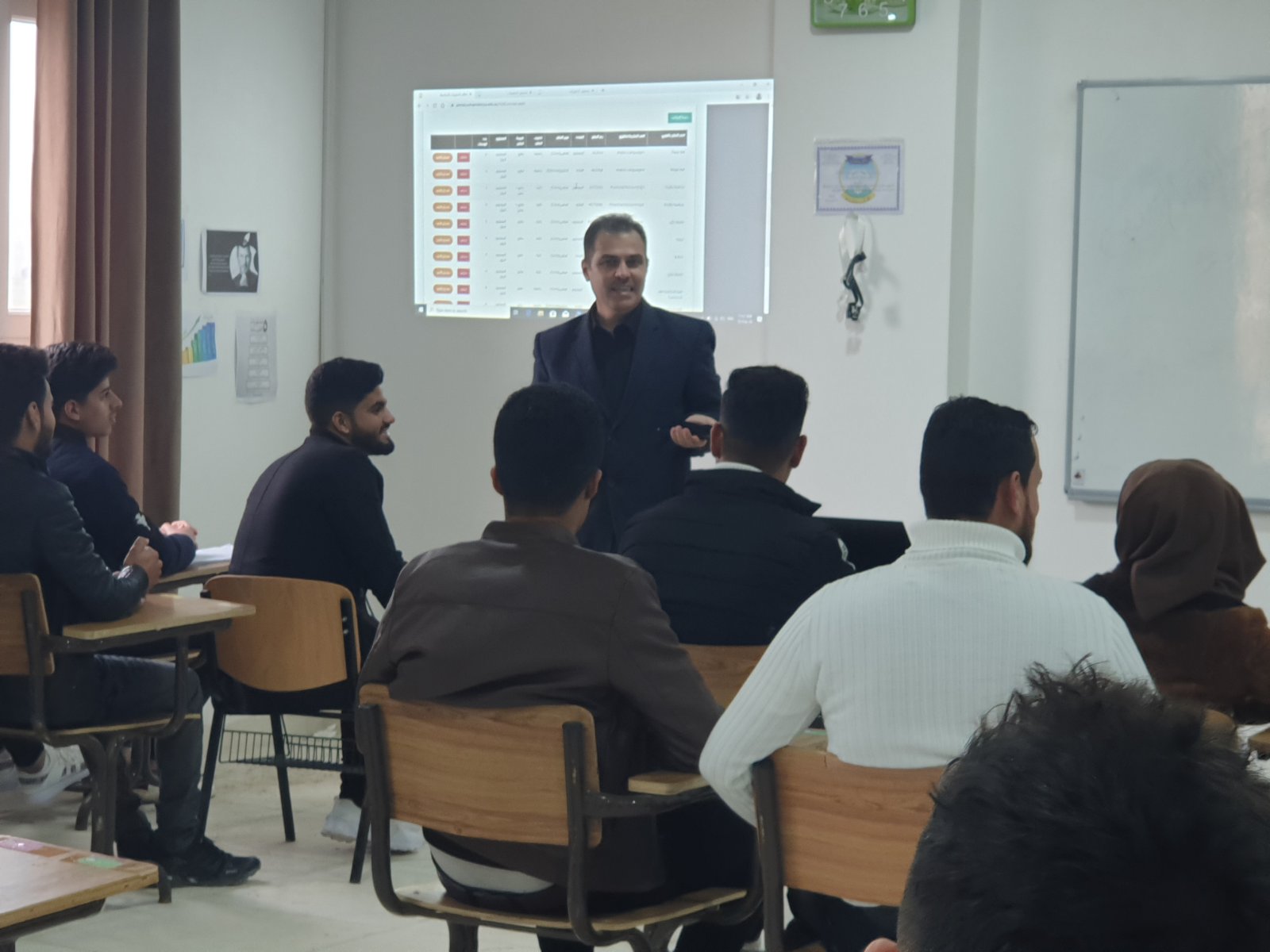 ورشة ارشادية عن المقررات الدراسية للطلبة الجدد