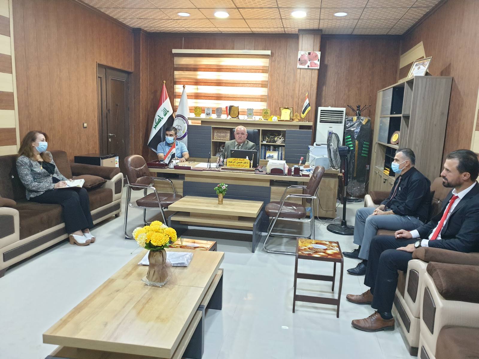 مجلس كلية الإدارة والاقتصاد يعقد جلسته الأولى للعام الدراسي 2020-2021