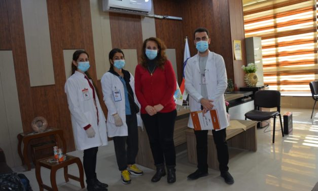 فريق طبي تابع إلى المركز الصحي في الحمدانية يزور كليتنا