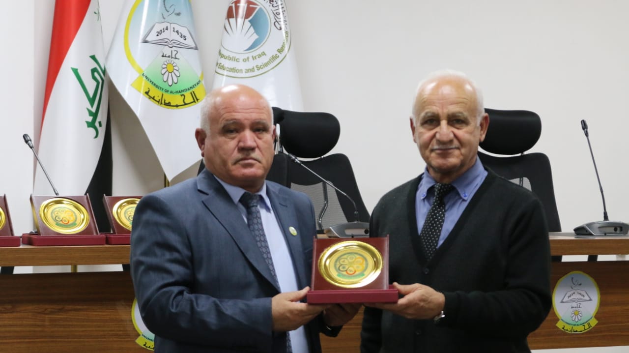 تكريم باحثي كليتنا المشاركين في المؤتمر العلمي الثالث لجامعة الحمدانية