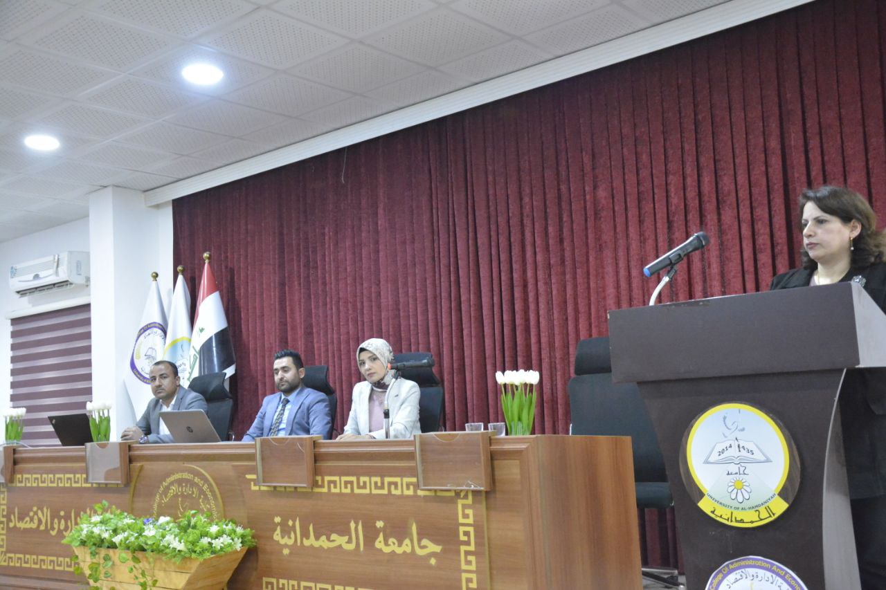ورشة عمل عن اهمية التشجير في كلية الادارة والاقتصاد