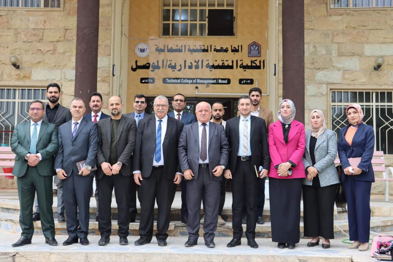 مد جسور التعاون العلمي والاداري مع الكلية التقنية الادارية الموصل في الجامعة التقنية الشمالية