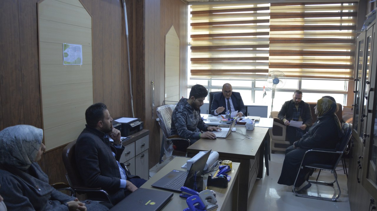 اجتماع السيد مسؤول شعبة الموارد البشرية بموظفي الشعبة